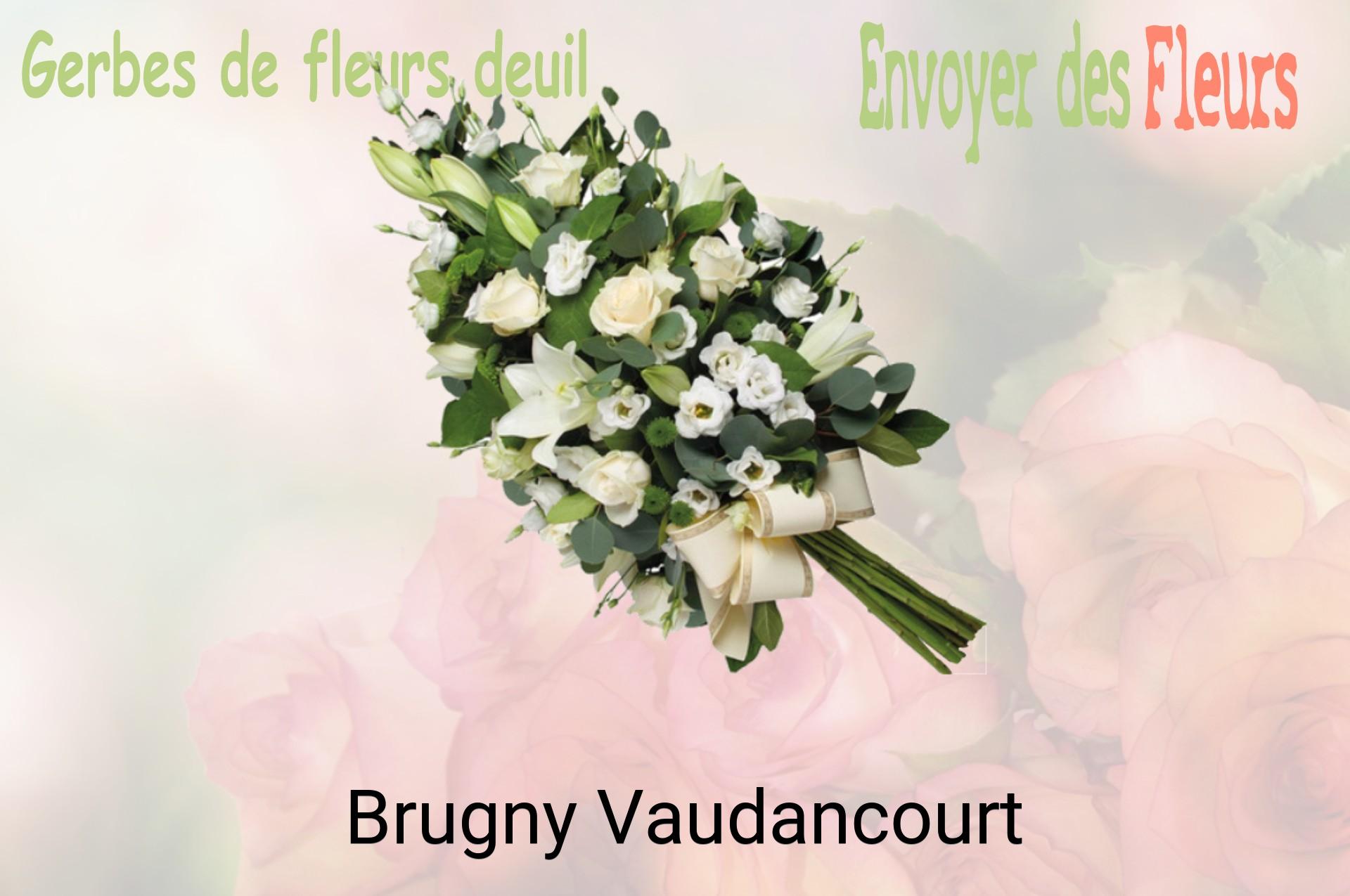 Gerbe de fleurs de deuil livrée à Brugny-Vaudancourt